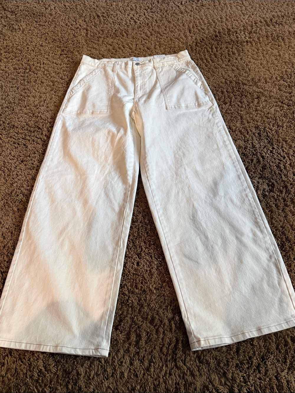 Time and Tru Cream colored Wide Leg Pants